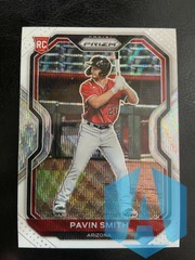 2021 Prizm White Wave #70 Pavin Smith RC - Arizona Diamondbacks